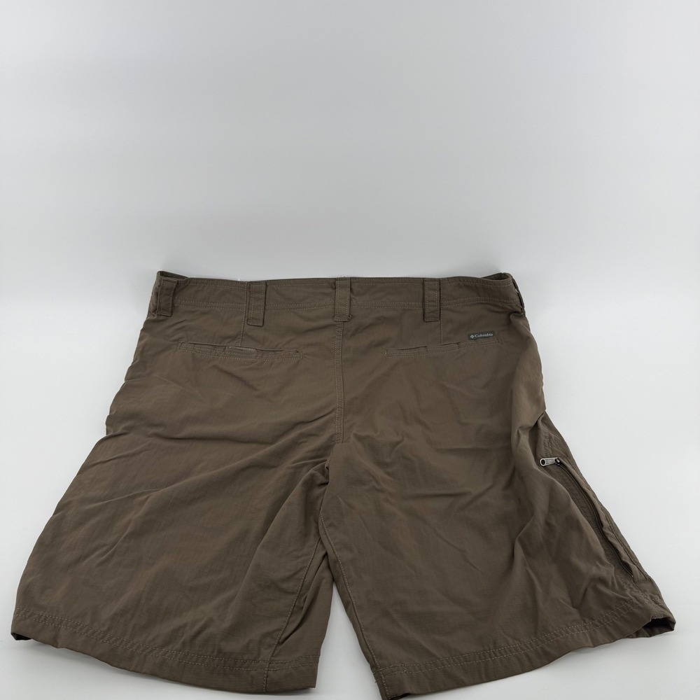 Columbia Silver Ridge Brown Ripstop Cargo Shorts Mens XM0321 Hiking Outdoor